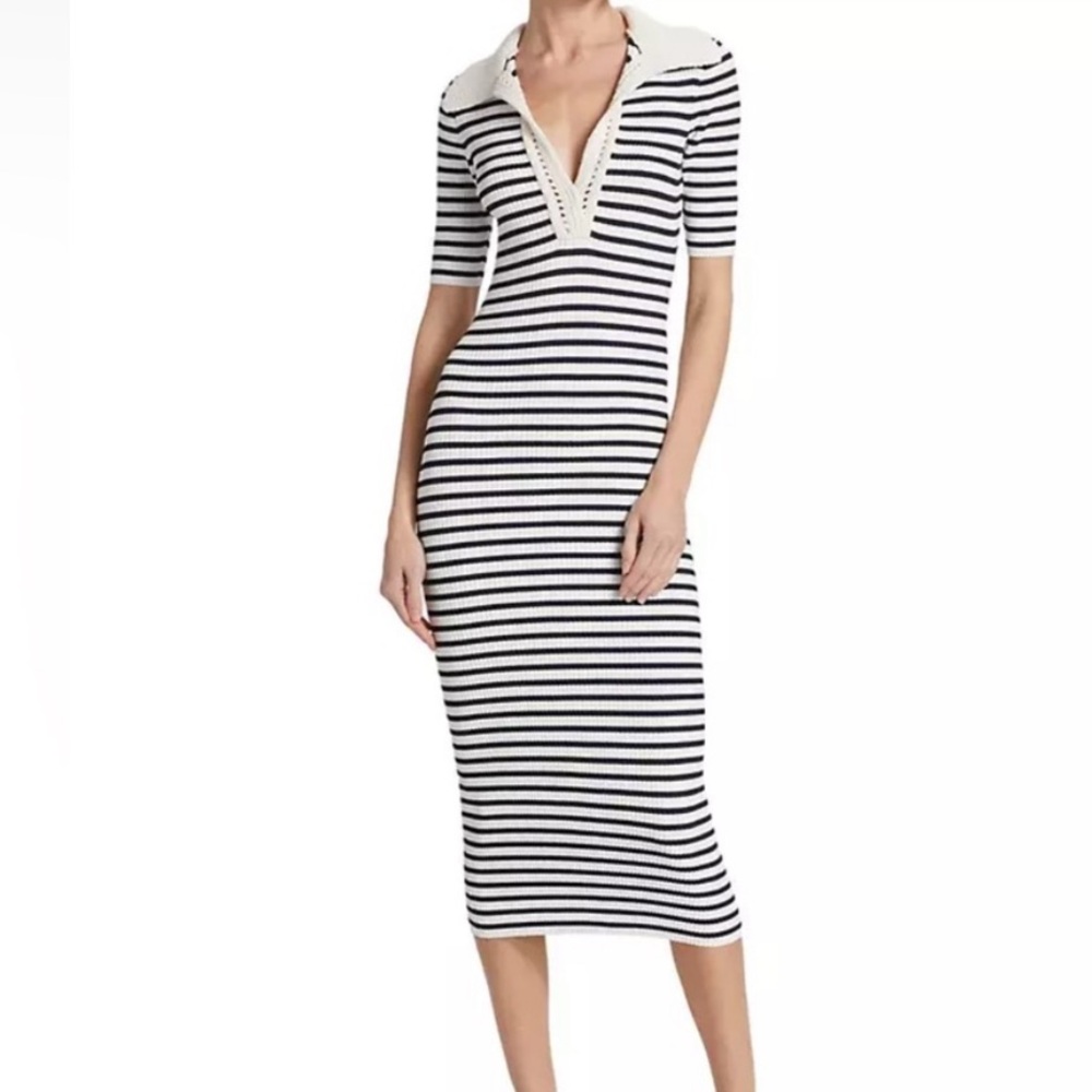 Carolina Constas stretch stripe dress